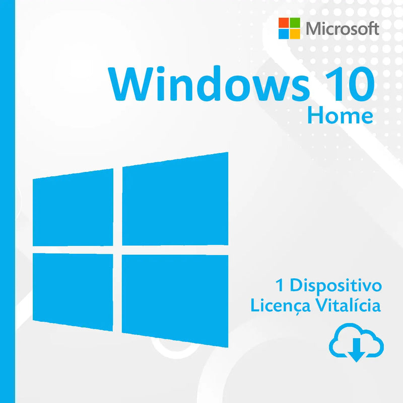 Windows 10 Home 32/64 bits ESD - Licença Vitalícia